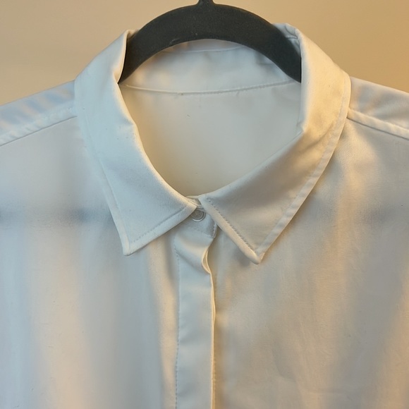 Leze the Label perfectly fitted white long sleeve dress shirt sz 3XL - Picture 5 of 8